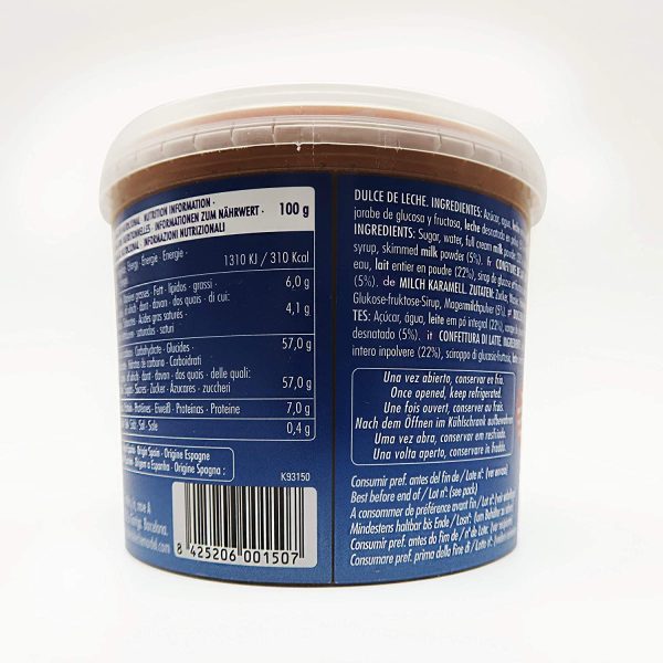 Dulce de leche clásico  Mardel 1 kg (pote plástico) - Image 2