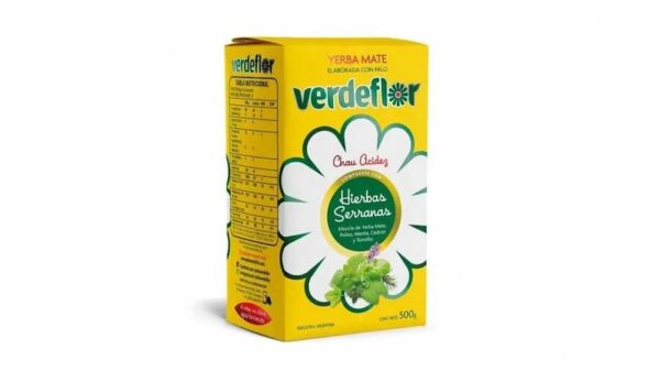 Yerba mate Verdeflor Hierbas serranas 500g